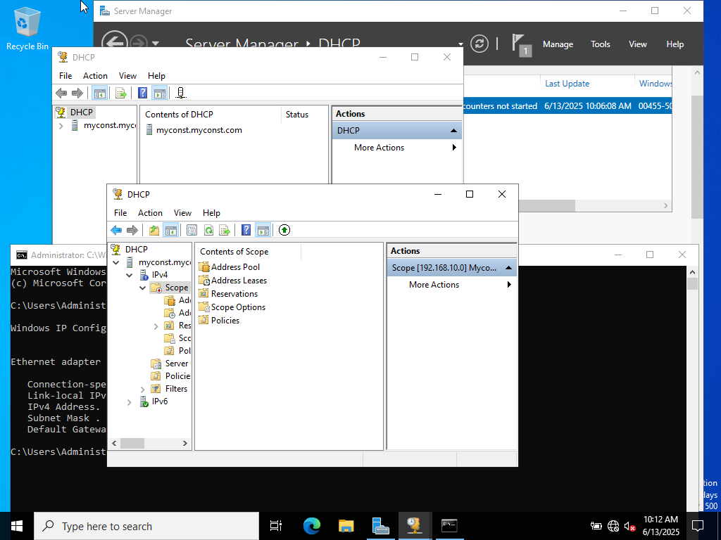Image d'un serveur Windows Active Directory Principal